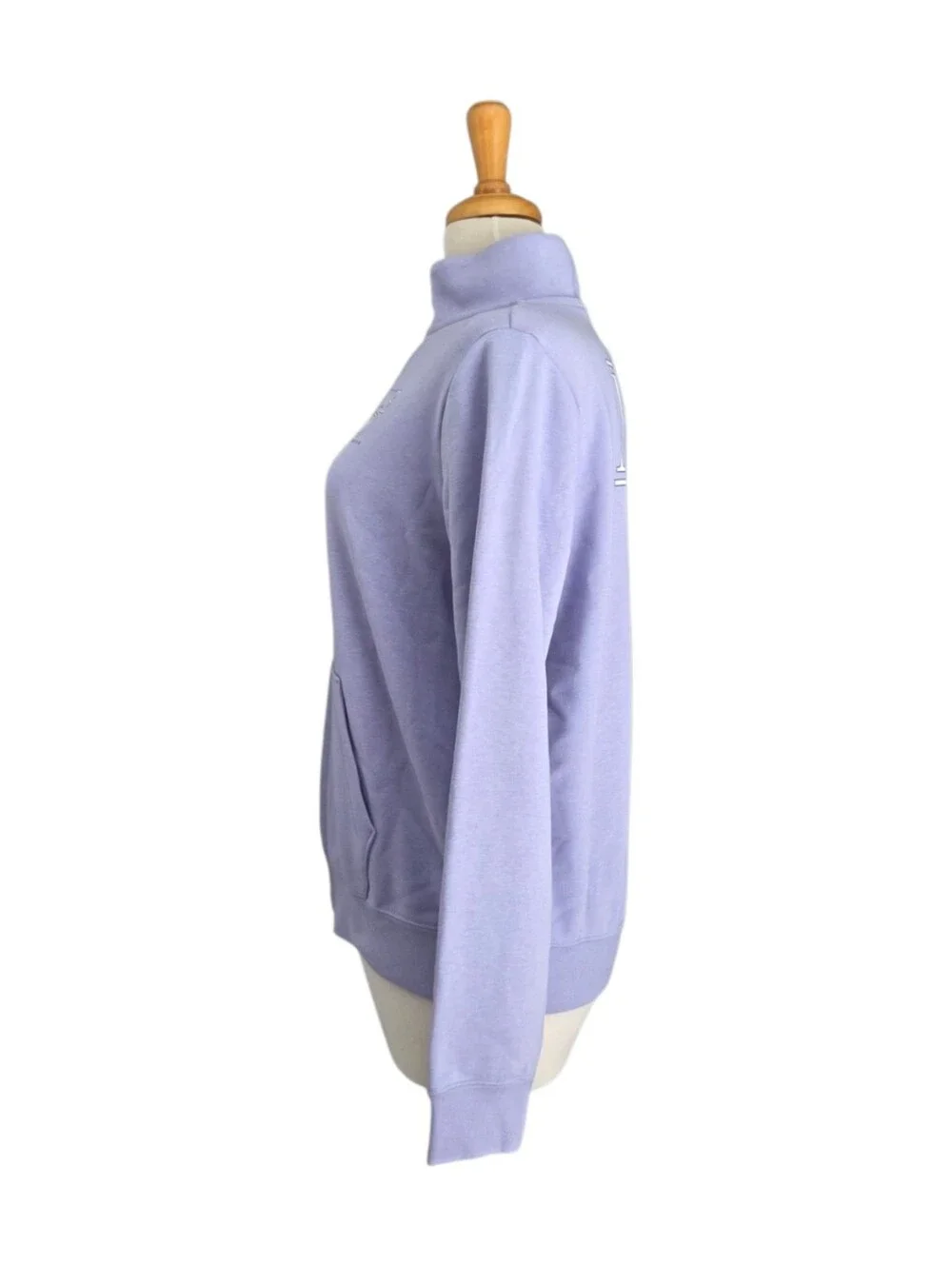 Nike Sportswear Club Purple Fleece Quarter Zip Sweatshirt Women's Size M